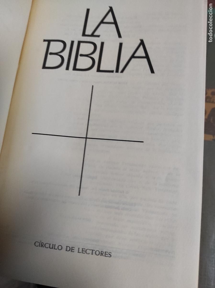 Libros de segunda mano: LA BIBLIA - C&Iacute;RCULO DE LECTORES - EDITORIAL HERDER - Foto 2