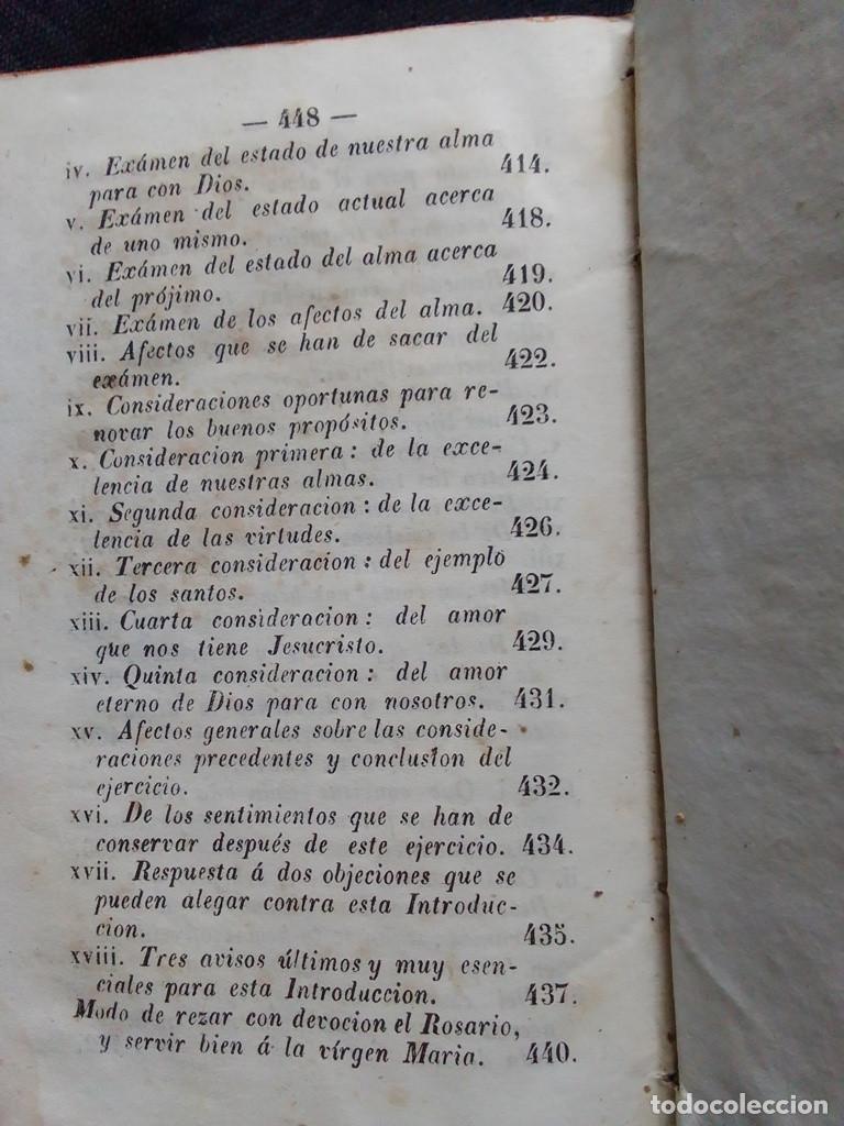 Libros de segunda mano: Libro Sales Vida Devota 1849 - Foto 6