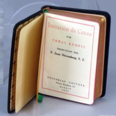 Libros de segunda mano: KEMPIS IMITACIÓN DE CRISTO EDITORIAL COCULSA 1959 MINI LIBRO CON FUNDA