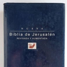 Libros de segunda mano: NUEVA BIBLIA DE JERUSALÉN. REVISADA Y AUMENTADA. DESCLÉE DE BROUWER 1998