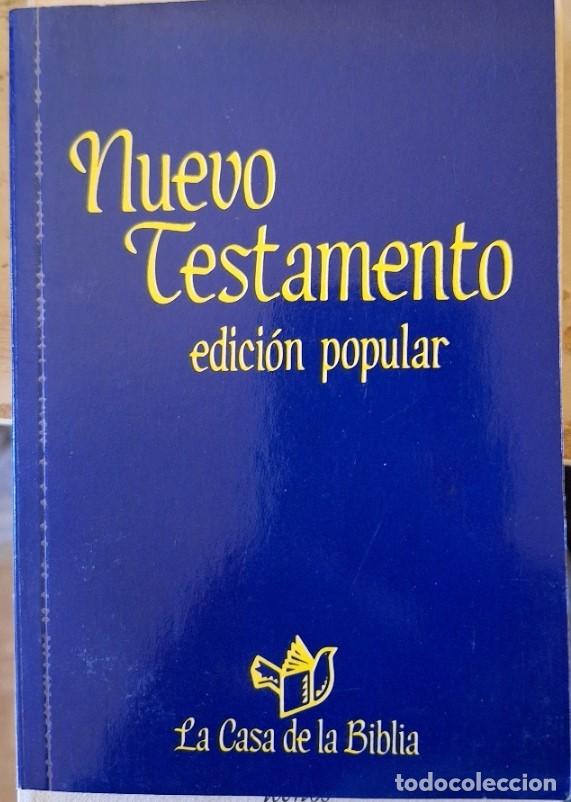 Libros de segunda mano: NUEVO TESTAMENTO. EDICION POPULAR. - - Foto 1