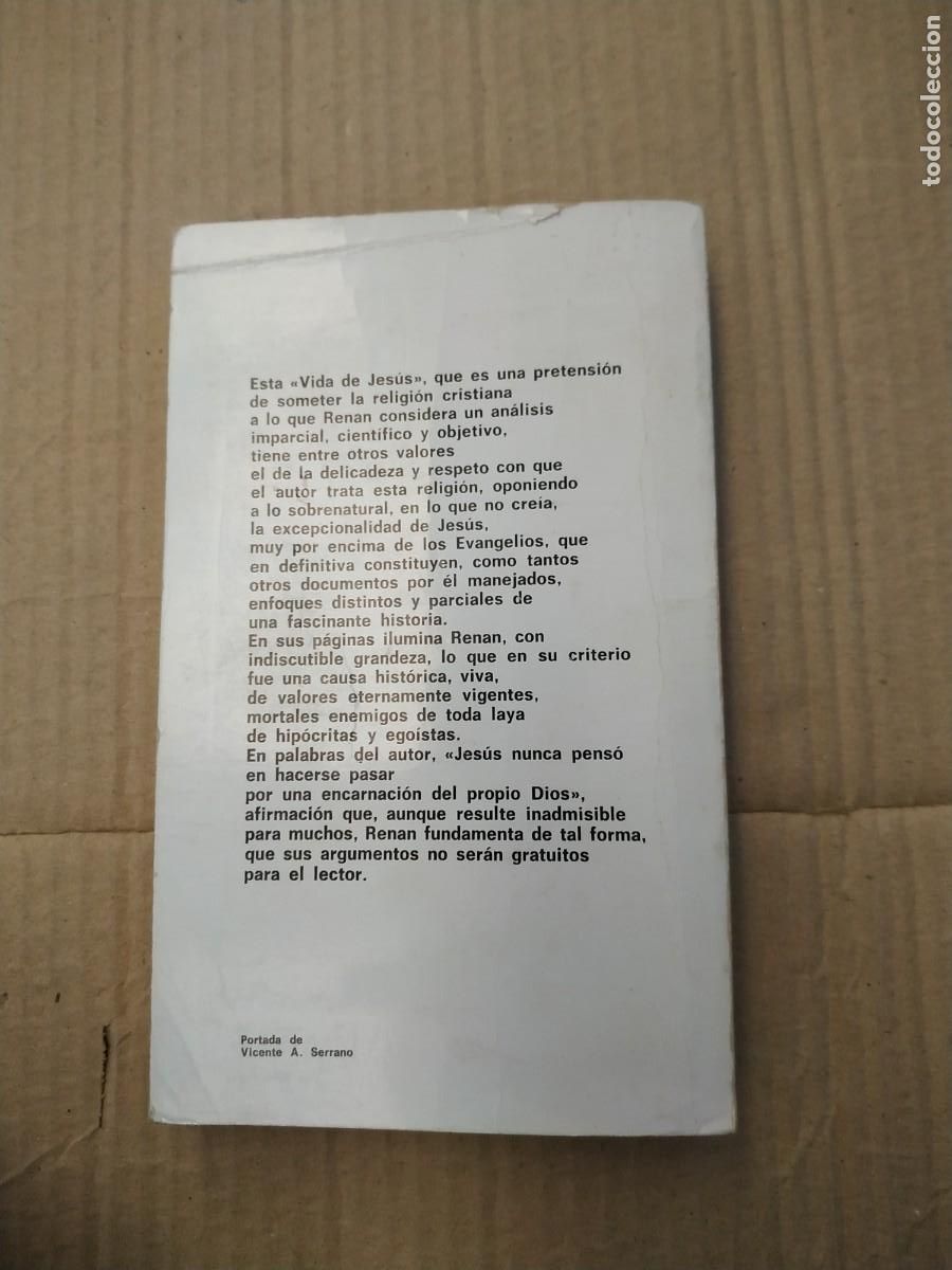 Libros de segunda mano: Vida de Jes&uacute;s - Renan. Edaf - Foto 2