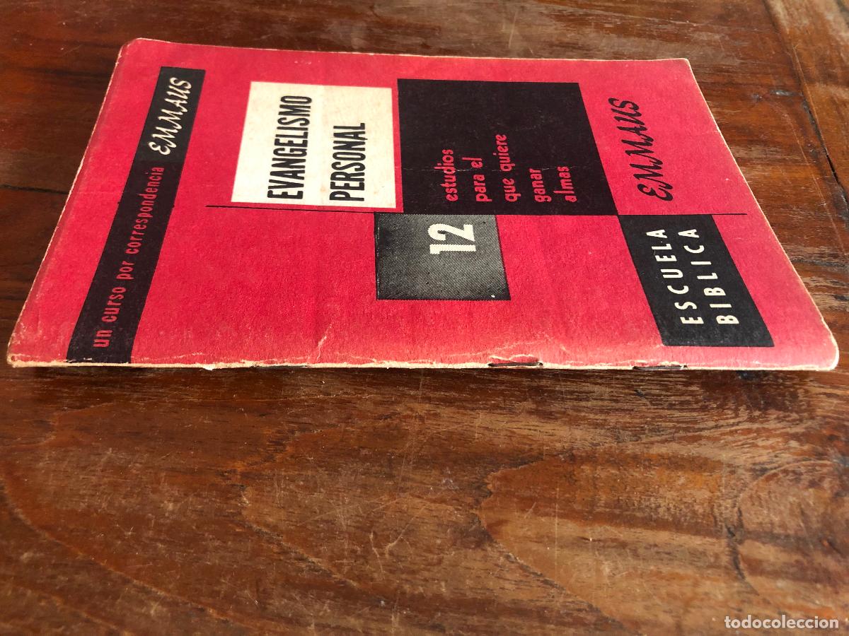 Libros de segunda mano: evangelismo personal, estudios para el que quiere ganar almas, EMMAUS, ESCUELA BIBLICA 12