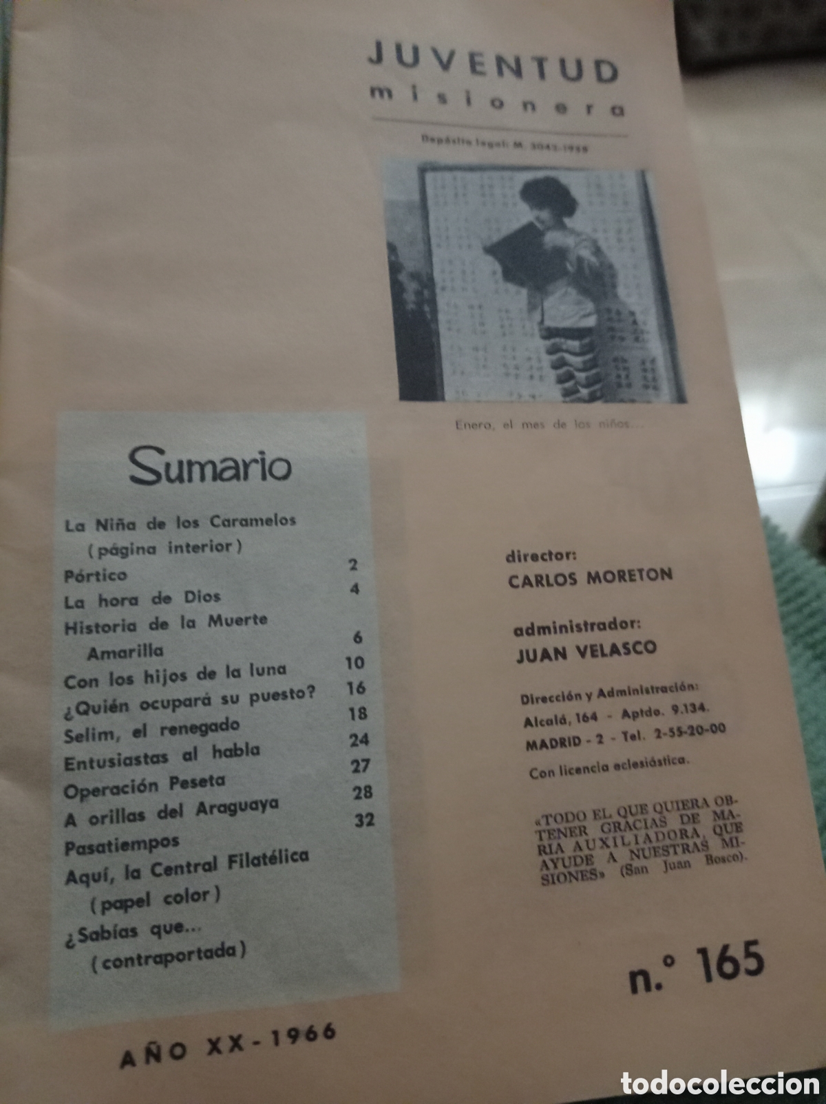Libros de segunda mano: JUVENTUD MISIONERA,A&Ntilde;O 1966 - Foto 2