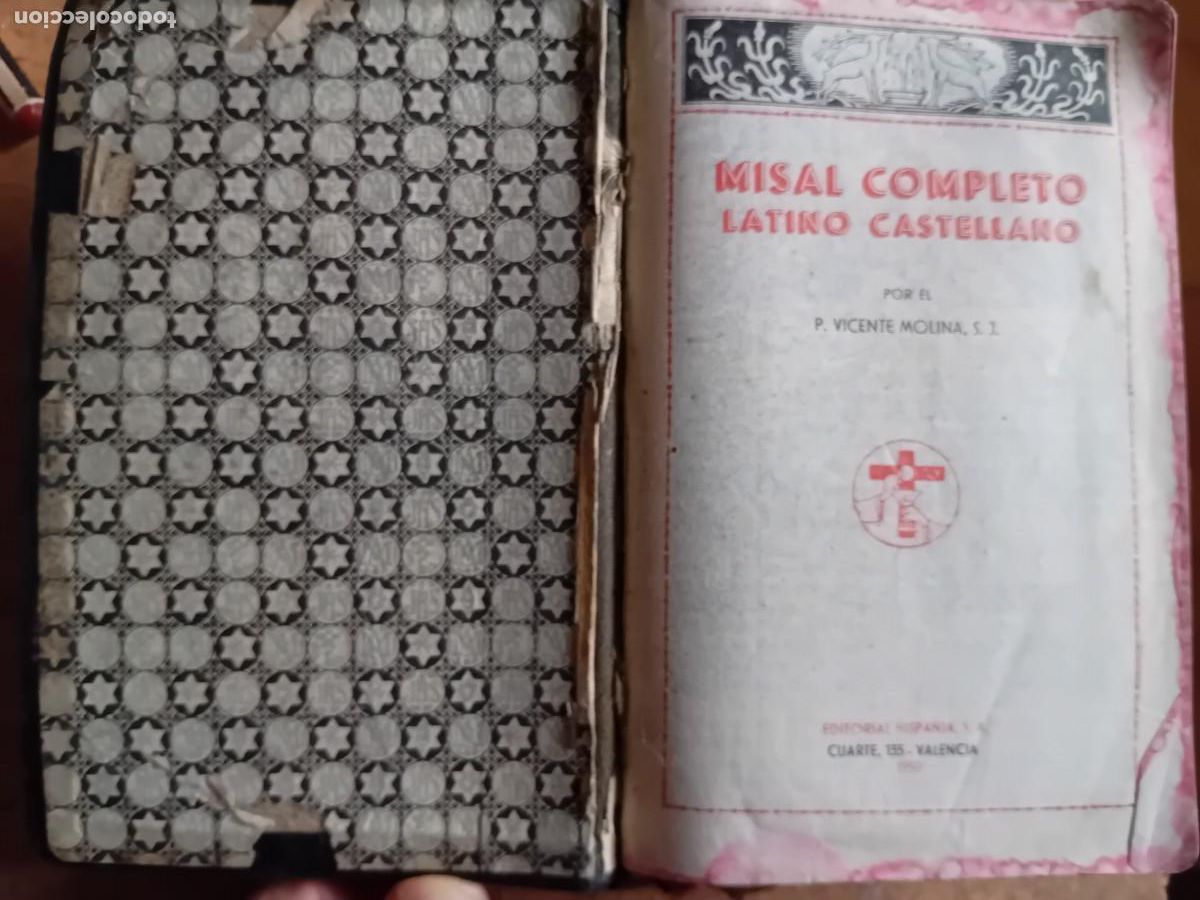 Libros de segunda mano: Misal completo latino castellano - Foto 2