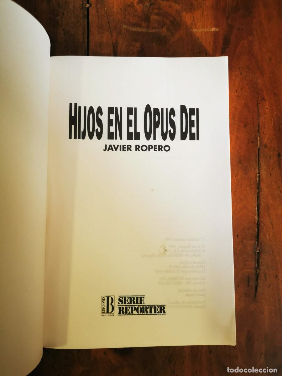 Libros de segunda mano: ROPERO, Javier. Hijos del Opus Dei - Foto 2