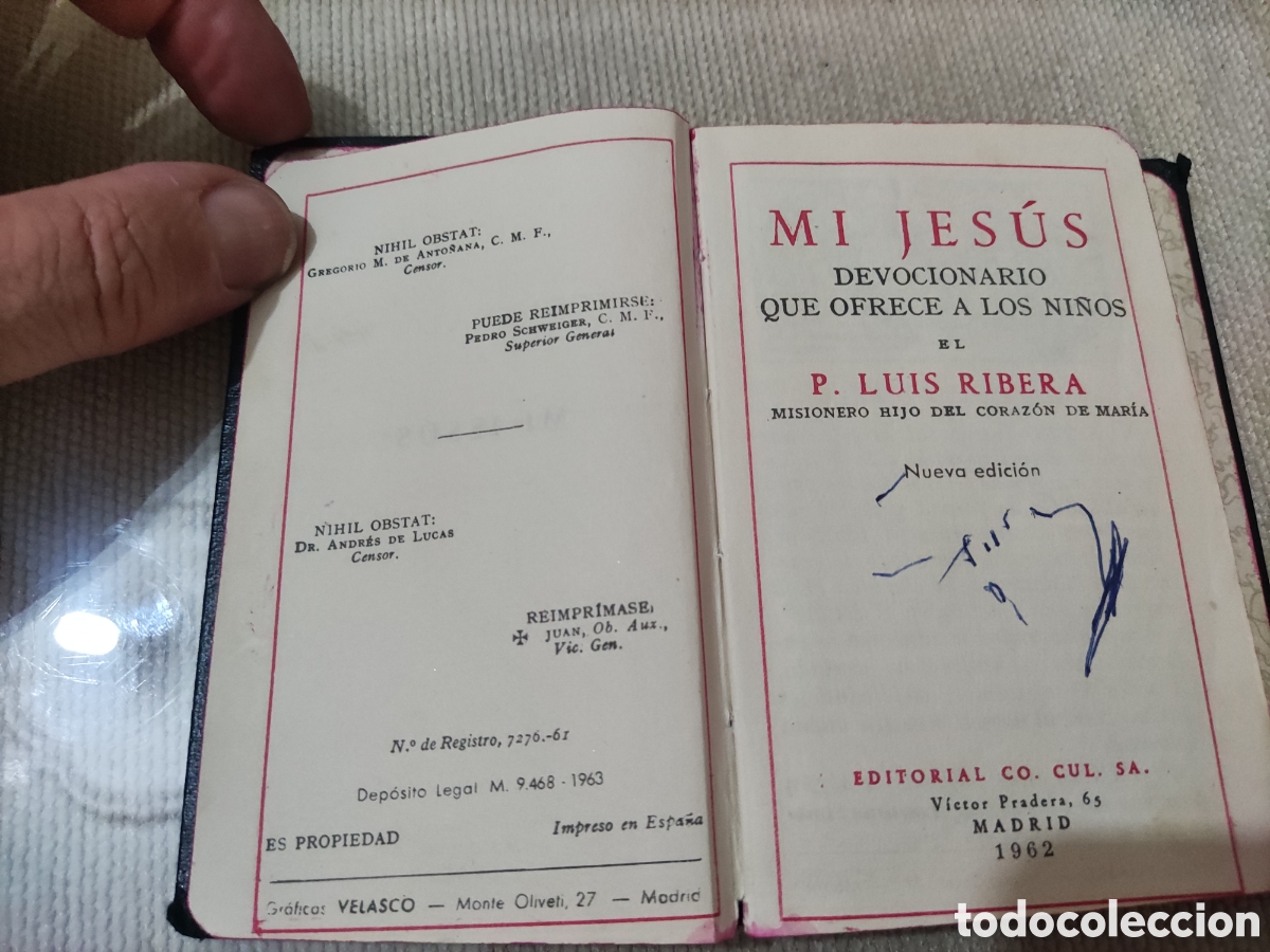 Libros de segunda mano: Mi Jes&uacute;s. Devocionario.... - Foto 3