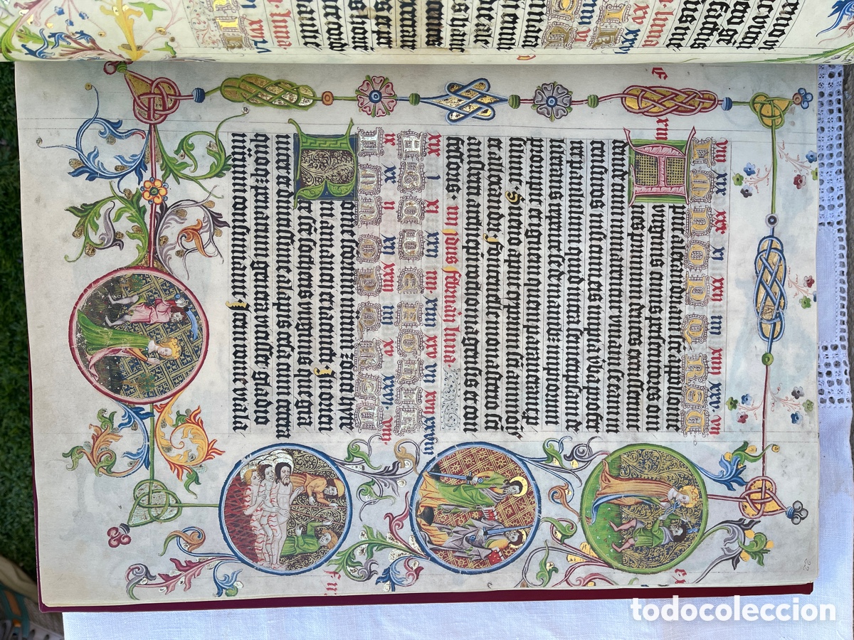 Libros de segunda mano: IP LIBRO MARTIROLOGIO DE USUARD. FACSIMIL MOLEIRO. - Foto 14
