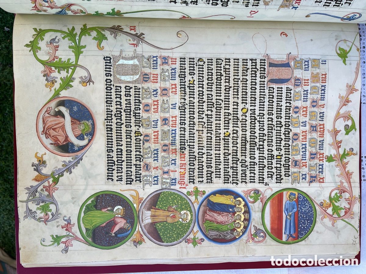 Libros de segunda mano: IP LIBRO MARTIROLOGIO DE USUARD. FACSIMIL MOLEIRO. - Foto 17