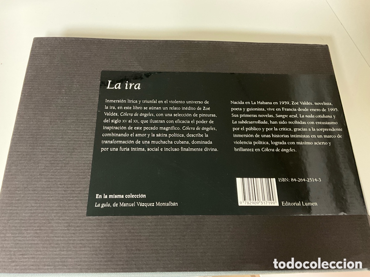 Libros de segunda mano: La ira, Zoe Vald&eacute;s - Foto 2
