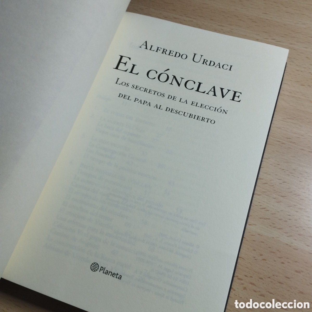 Libros de segunda mano: El c&oacute;nclave. Alfredo Urdaci. 2005. Planeta. - Foto 5