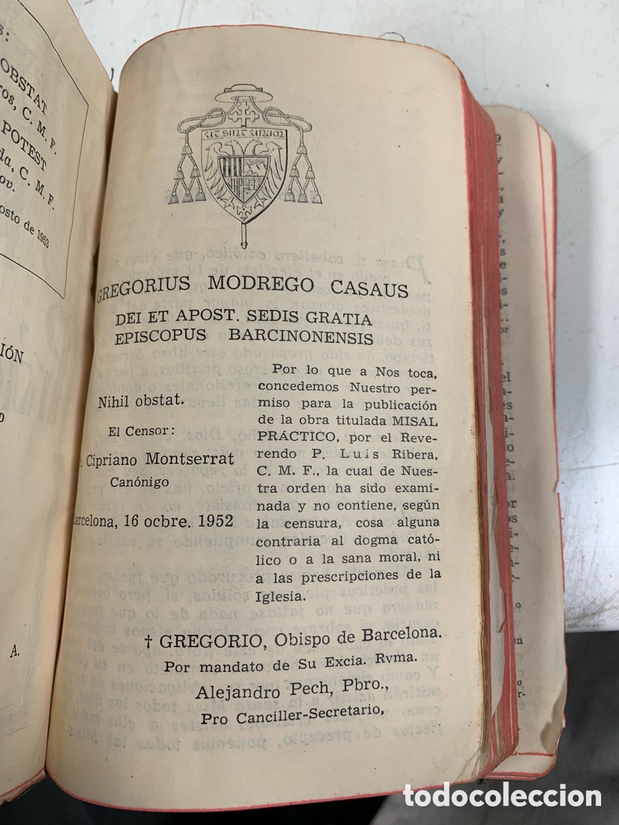 Libros de segunda mano: 01_Misal practico y devocionario Padre Luis Ribera - Foto 3