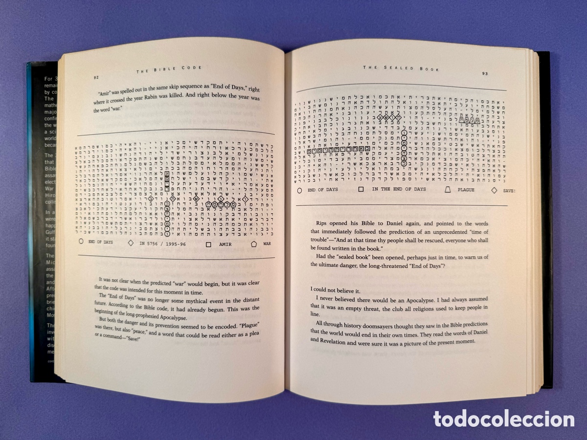 Libros de segunda mano: THE BIBLE CODE - MICHEAL DRONSON - WEIDENFELD & NICHOLSON - HARDBACK 1997 - Foto 4