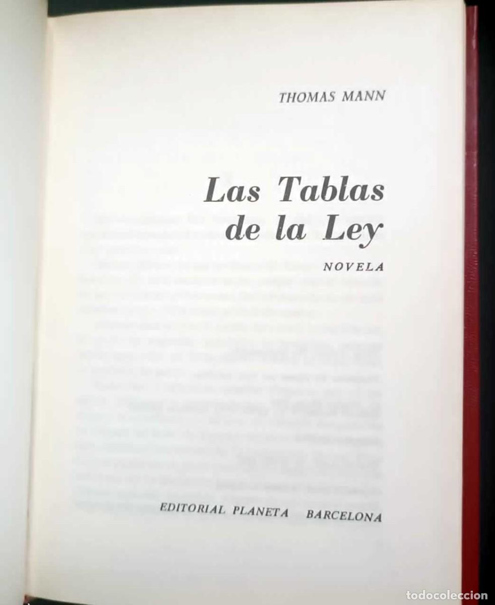 Libros de segunda mano: Las Tablas de la Ley - Thomas Mann en Tapa Dura. - Foto 2