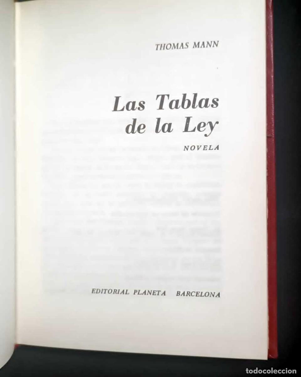 Libros de segunda mano: Las Tablas de la Ley - Thomas Mann en Tapa Dura - Foto 2