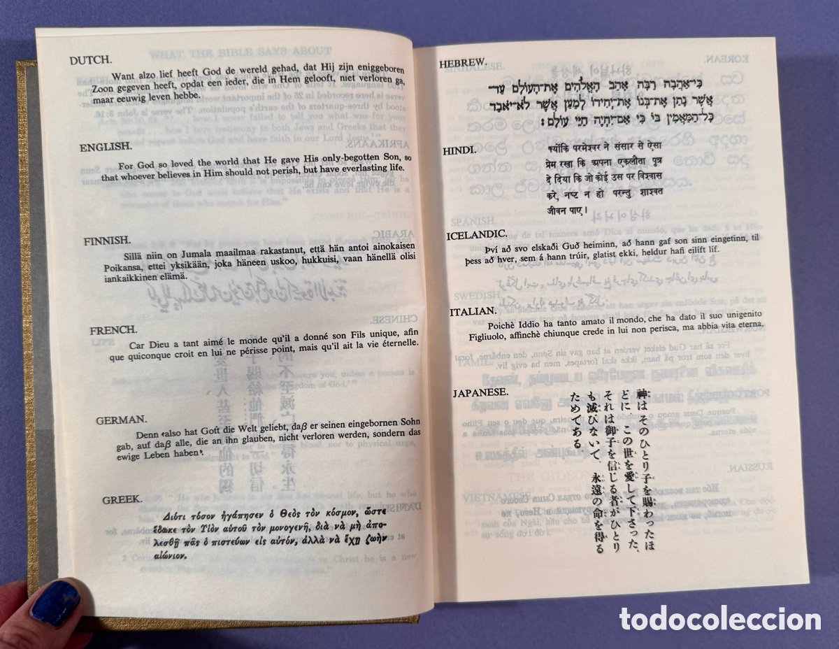 Libros de segunda mano: HOLY BIBLE - PLACED BY THE GIDEONS - HARDBACK - Foto 3