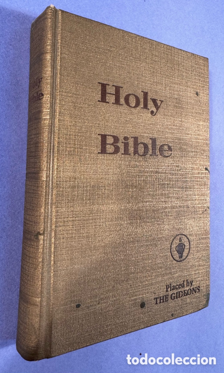 Libros de segunda mano: HOLY BIBLE - PLACED BY THE GIDEONS - HARDBACK - Foto 1