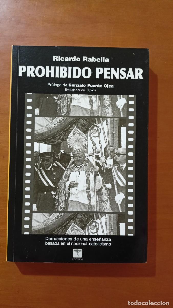 Libros de segunda mano: Prohibido pensar - Ricardo Rabella - Foto 1