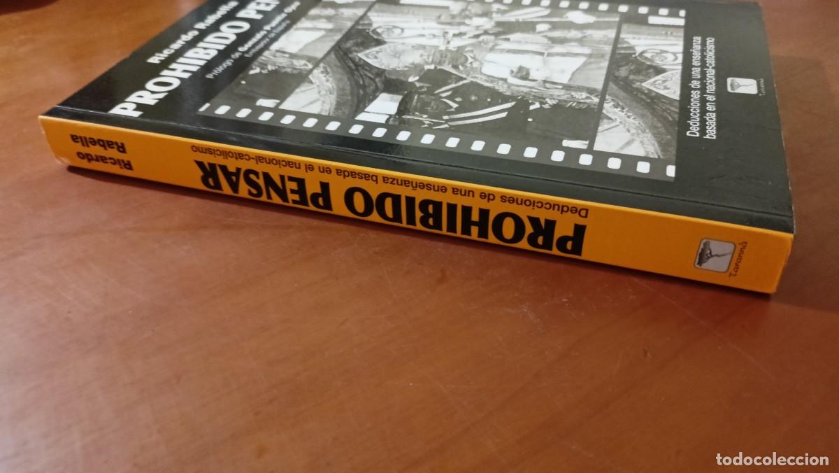 Libros de segunda mano: Prohibido pensar - Ricardo Rabella - Foto 6