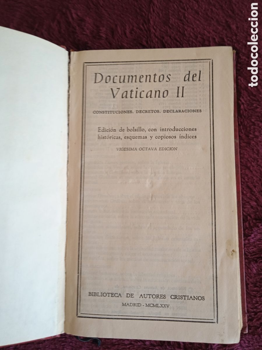 Libros de segunda mano: DOCUMENTOS DEL VATICANO II - BIBLIOTECA DE AUTORES CRISTIANOS - Foto 1