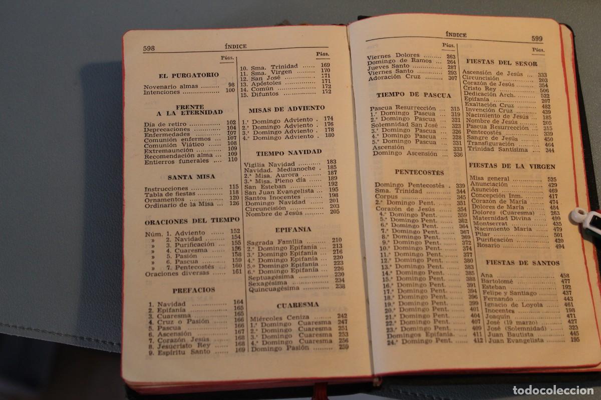 Libros de segunda mano: MISAL PR&Aacute;CTICO Y DEVOCIONARIO LUIS RIBERA EDITORIAL REGINA 1950 - Foto 19