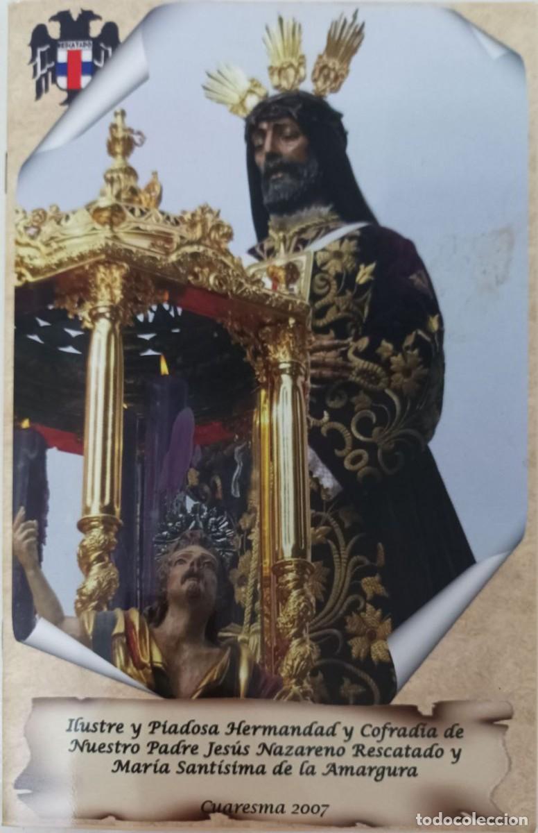 Libros de segunda mano: Bolet&iacute;n Hermandad del Rescatado 2007 Semana Santa C&oacute;rdoba