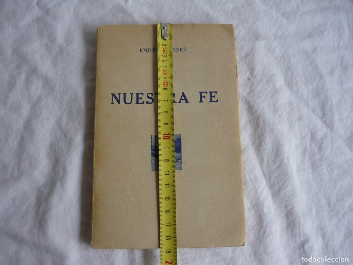 Libros de segunda mano: Nuestra fe, Emilio Brunner, 1949 - Foto 4