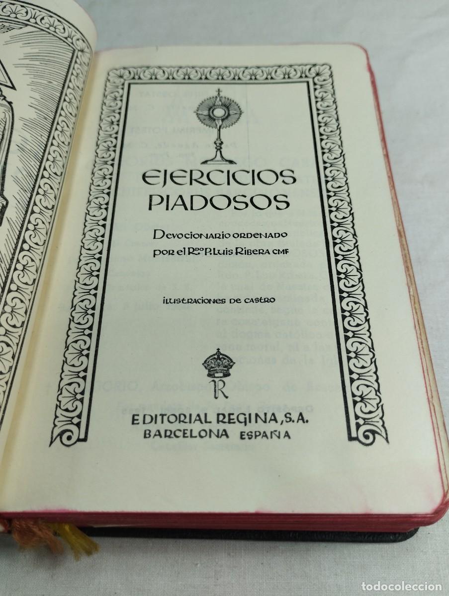 Libros de segunda mano: Ejercicios piadosos. Luis Ribera, 1961 - Foto 2