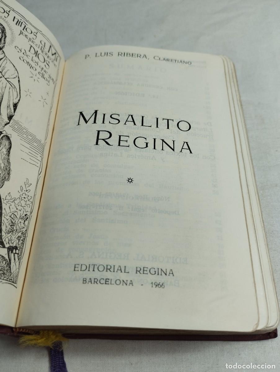 Libros de segunda mano: Misalito Regina. Ribera, 1966 - Foto 2