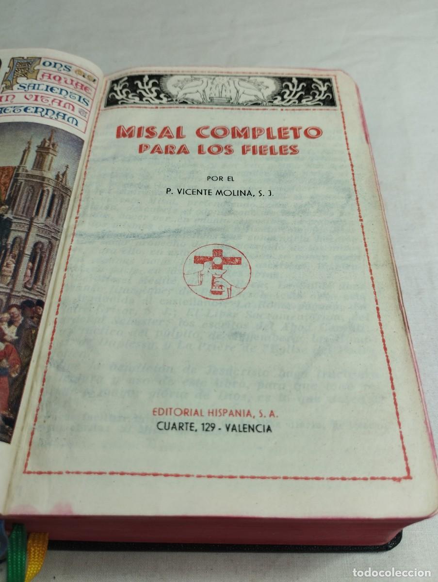 Libros de segunda mano: Misal completo. Vicente Molina - Foto 2