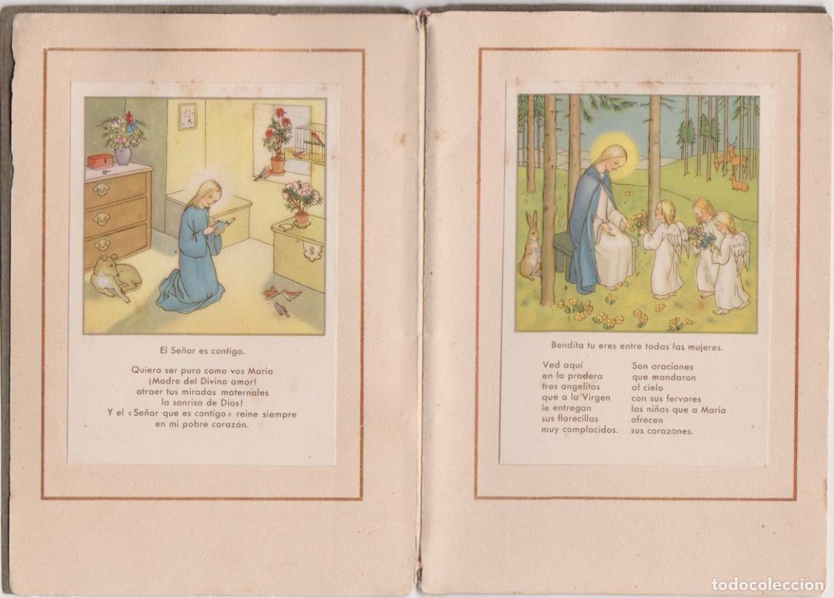 Libros de segunda mano: AVE MARIA - 8 ESTAMPAS - EDICIONES QUERFO - 1941 - Foto 3