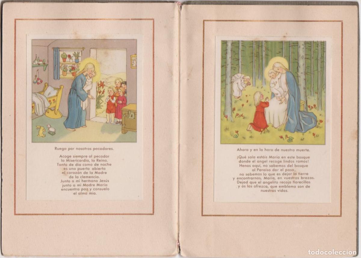 Libros de segunda mano: AVE MARIA - 8 ESTAMPAS - EDICIONES QUERFO - 1941 - Foto 4
