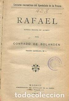 Libros de segunda mano: RAFAEL. - BOLANDEN Conrado de. - Foto 1