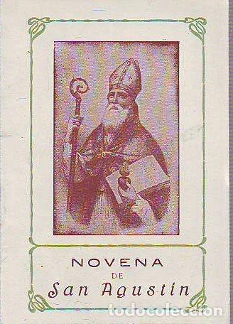 Libros de segunda mano: NOVENA A SAN AGUSTIN. - P.J.D.