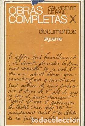 Libros de segunda mano: OBRAS COMPLETAS X.DOCUMENTOS. - PAUL San Vicente de. - Foto 1