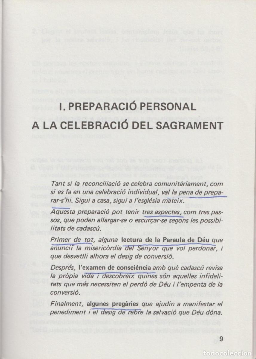 Libros de segunda mano: El sagrament del perd&oacute;, Josep Lligadas - Foto 9