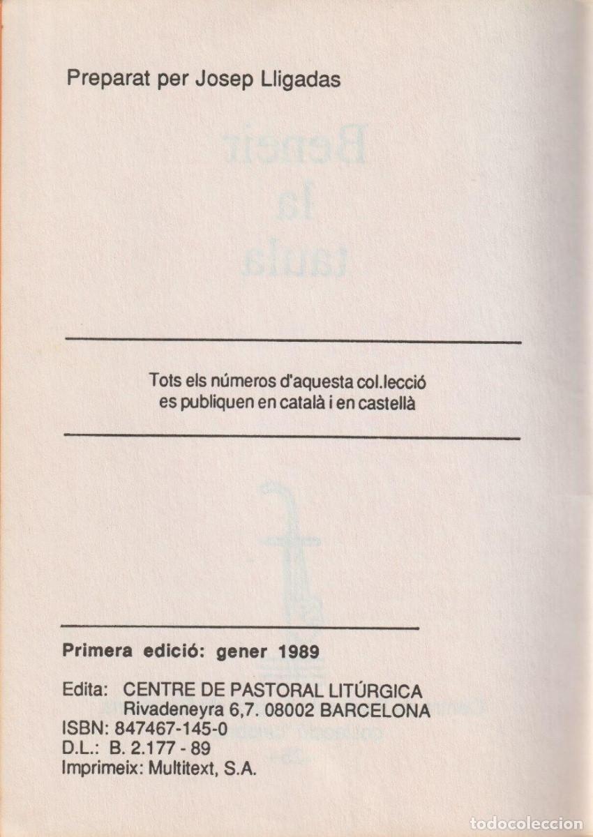 Libros de segunda mano: Beneir la taula, Josep Lligadas - Foto 3