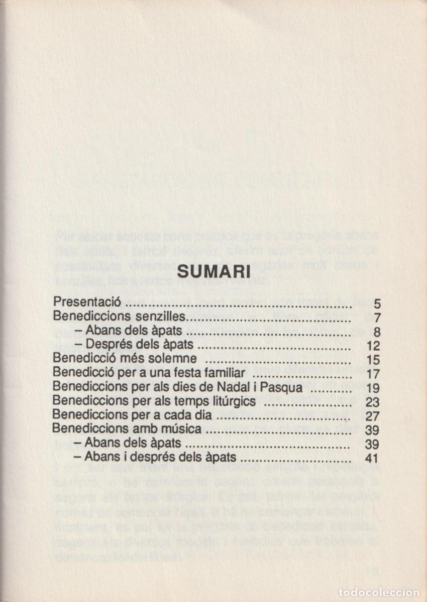 Libros de segunda mano: Beneir la taula, Josep Lligadas - Foto 4