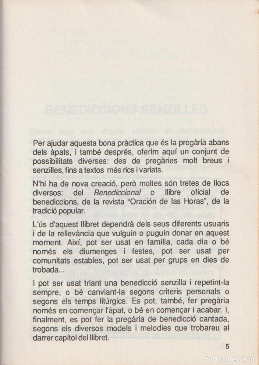 Libros de segunda mano: Beneir la taula, Josep Lligadas - Foto 5