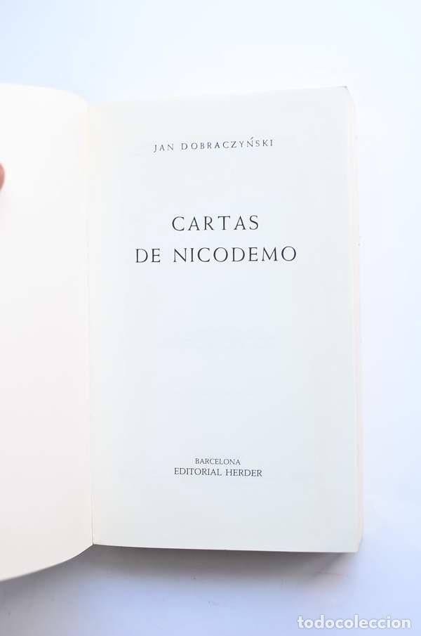 Libros de segunda mano: Cartas de Nicodemo - DOBRACZYNSKI, Jan - Foto 2