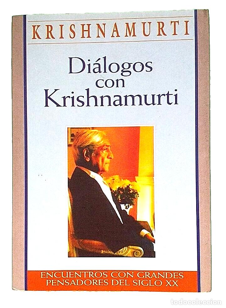 Libros de segunda mano: LIBRO DI&Aacute;LOGOS CON KRISHNAMURTI EDAF. KRISHNAMURTI - Foto 1
