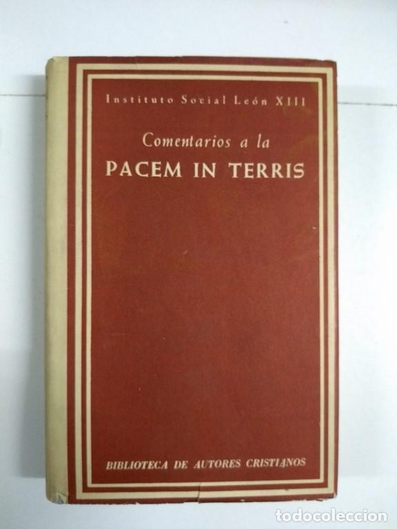 Libros de segunda mano: Comentarios a la Pacem in Terris - Foto 1