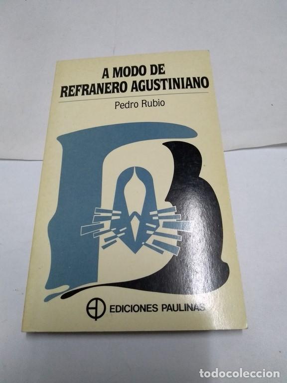 Libros de segunda mano: A modo de refranero agustiniano - Pedro Rubio - Foto 1