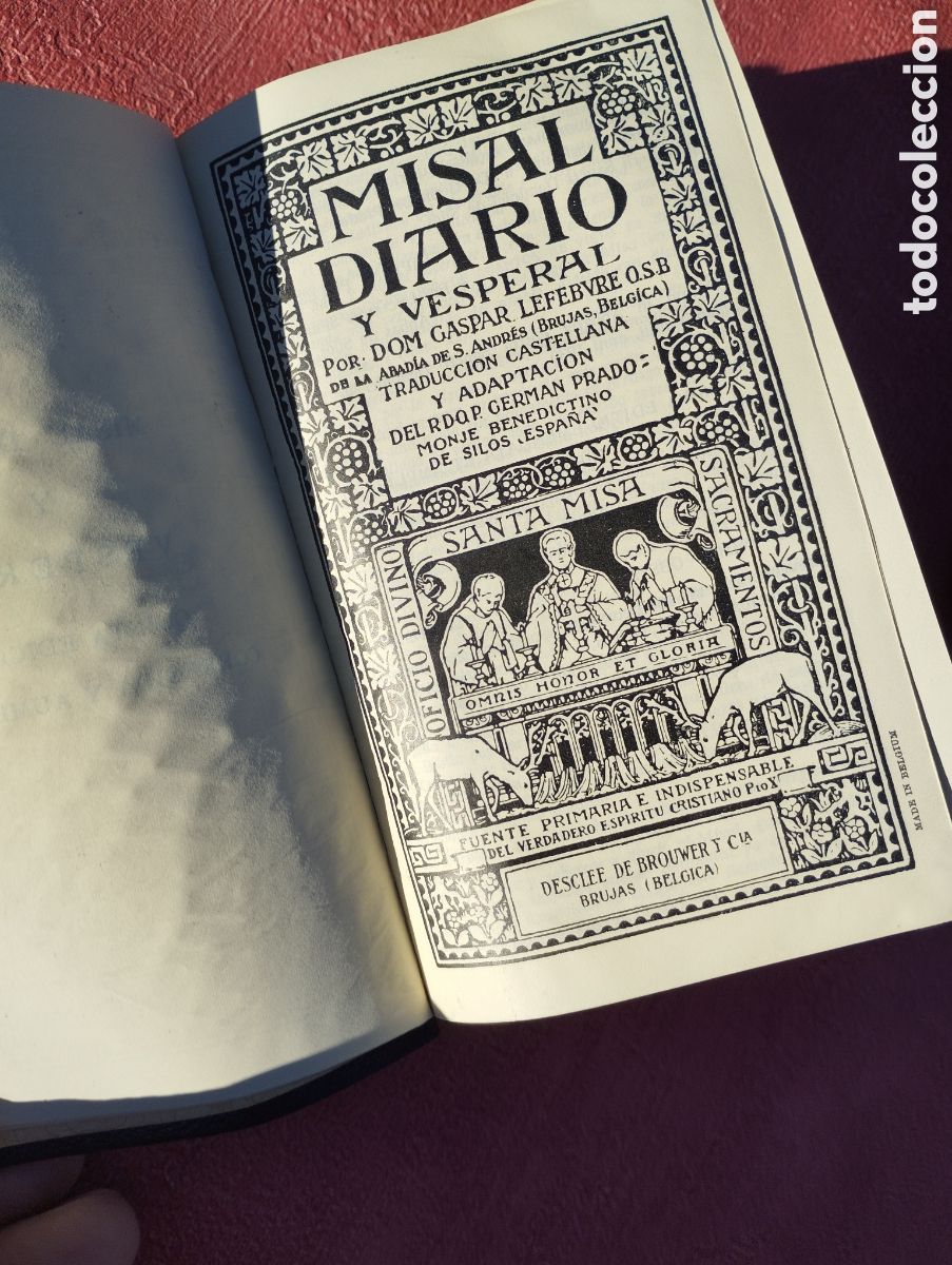 Libros de segunda mano: Misal diario para cada d&iacute;a. - Foto 1