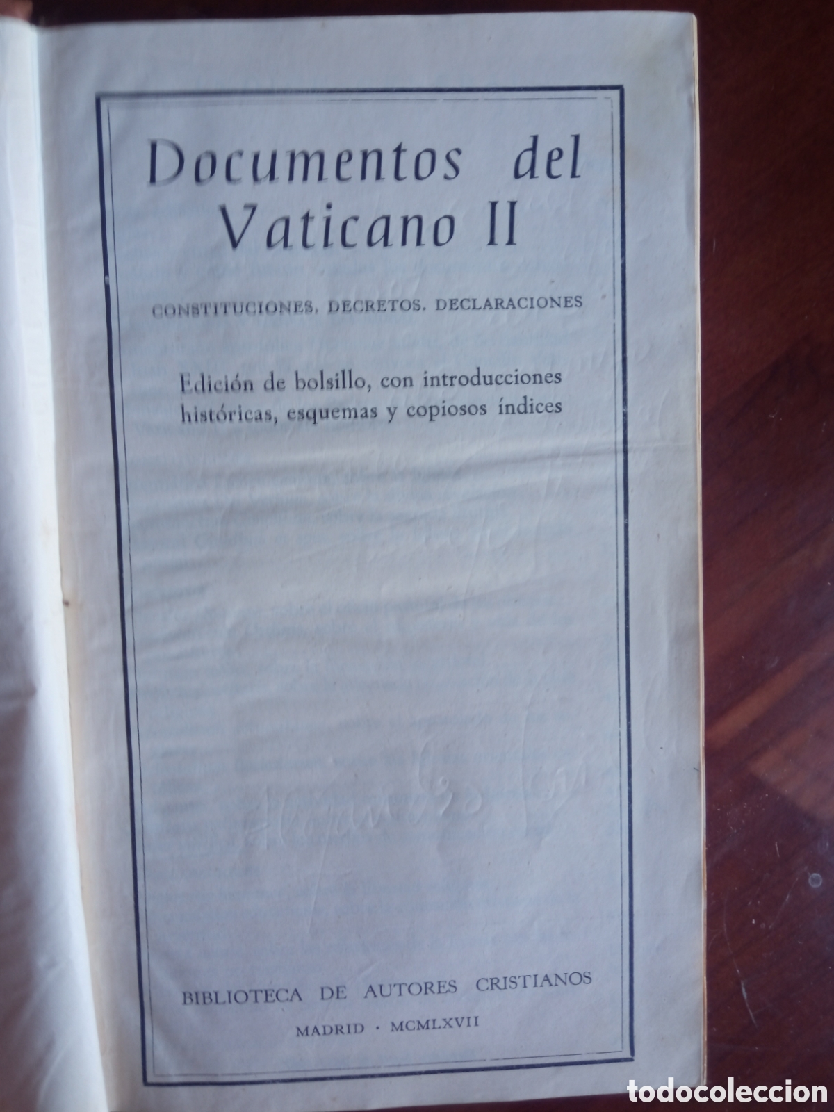 Libros de segunda mano: Documentos del Vaticano II. Madrid. MCMLXVII - Foto 1