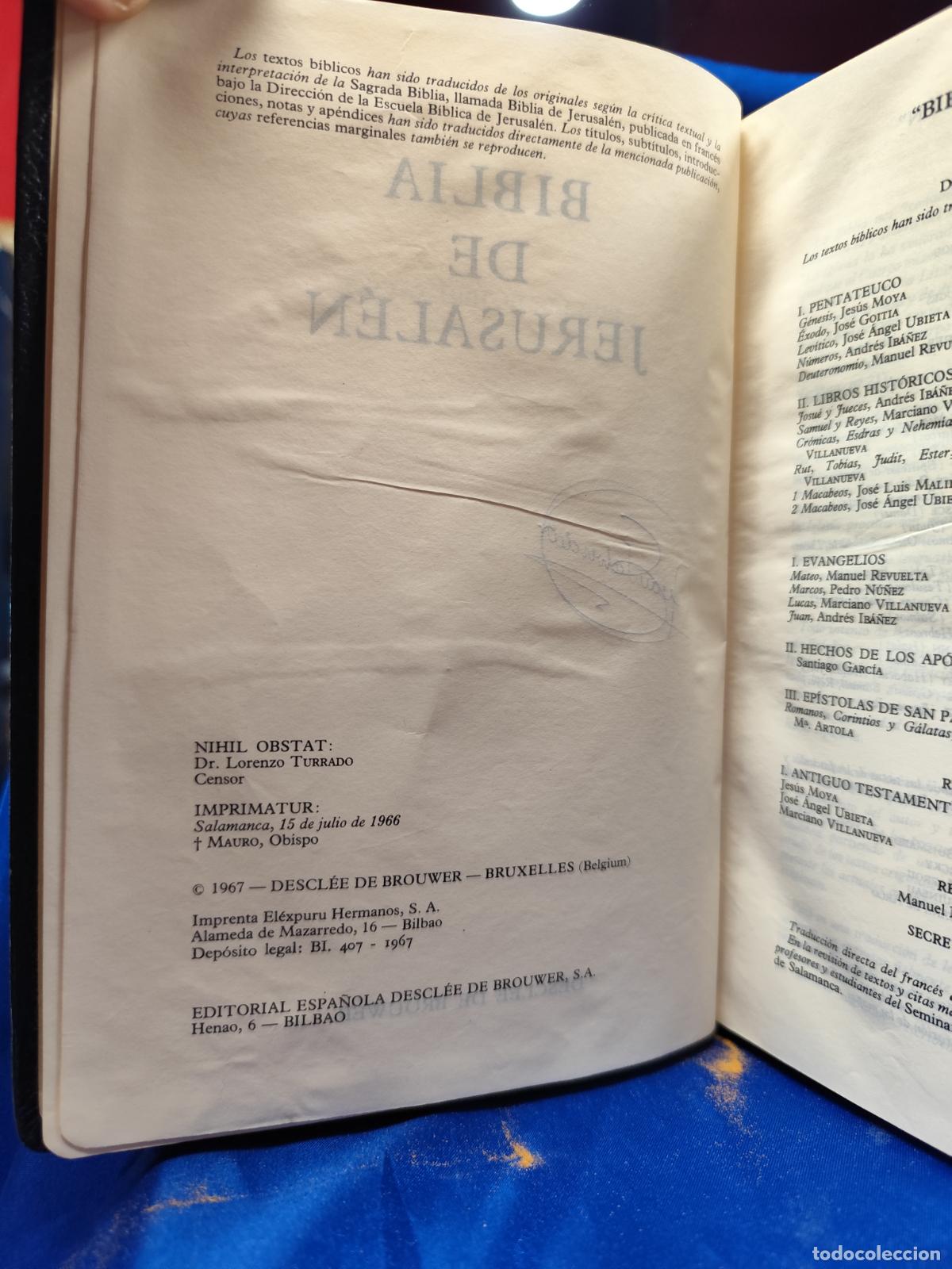 Libros de segunda mano: BIBLIA DE JERUSALEN 1967 - Foto 3