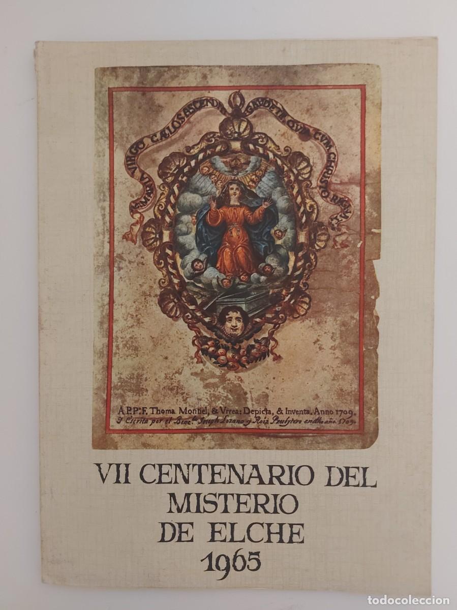 Libros de segunda mano: VII Centenario del Misterio de Elche. 1965 - Foto 1