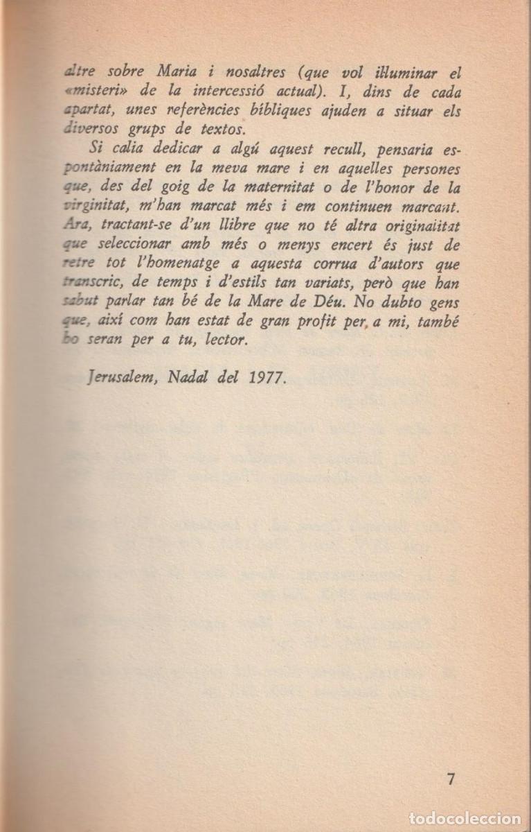 Libros de segunda mano: Pregar a la Mare de D&eacute;u, Bernab&eacute; Dalmau - Foto 8