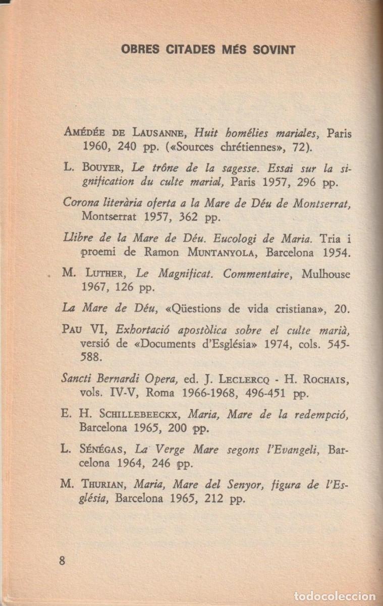 Libros de segunda mano: Pregar a la Mare de D&eacute;u, Bernab&eacute; Dalmau - Foto 9