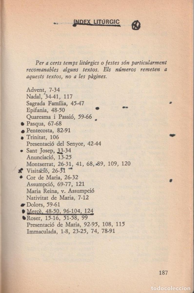 Libros de segunda mano: Pregar a la Mare de D&eacute;u, Bernab&eacute; Dalmau - Foto 13